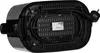 The underside of a black toaster, showing its power cord and ventilation slots. Produktbild-Vorschau