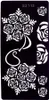 Henna Tattoo Schablone Airbrush Stencil Rosen Produktbild-Vorschau 2