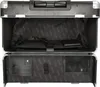 An open black aluminum pilot case with internal organizers. Náhled obrázku produktu