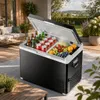 HCALORY 50L Kompressor Kühlbox Dualzone -20°C bis Produktbild-Vorschau 7