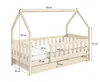 Masseno Kinderbett BELLA 80x160 cm mit Schublade, Produktbild-Vorschau 5