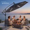 tectake® slunečník Artemis 3 x 3 m, otočný o 360° s Náhled obrázku produktu 8