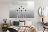 MuchoWow® Poster Flugzeug - Himmel - Wolken - Schwarz und Produktbild-Vorschau 4