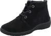 A black suede boot with laces. Anteprima dell’immagine prodotto