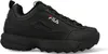 A black Fila sneaker is shown from the side against a white background. Voir les images du produit