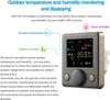 6X WiFi Digital  buntem RGB LCD Raumthermostat Thermostatr Produktbild-Vorschau 8