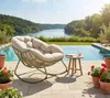 Lesli Living Schaukelsessel Cozy Beige Produktbild-Vorschau 2