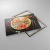 Bild auf Leinwand - Leinwandbild - Pizza Käse Tomaten - Produktbild-Vorschau 2