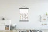 MuchoWow® Textilposter Baumwolle - Weiß - Natürlich 120x180 Produktbild-Vorschau 2