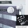 A close-up view of a double roller blind with accessories shown in the lower right corner. Produktbild-Vorschau