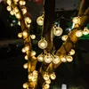 LUMILED Solar Lichterkette Außen 16,8m 100x LED Kristall Produktbild-Vorschau 9