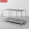 A modular shelving unit with two levels, shown from a three-quarter angle against a plain background. Anteprima dell’immagine prodotto