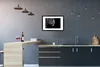 MuchoWow® Gerahmtes Poster Leopard - Schwarz - Weiß - Pelz Produktbild-Vorschau 2