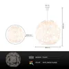 Globo Lighting lampada a sospensione in plastica bianco Anteprima dell’immagine prodotto 8
