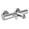 LOS ANGELES Thermostat Wannenfüllarmatur, Chrom Produktbild-Vorschau 3