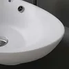 doporro Lavabo à Poser Blanc Mat Vasque en Céramique Lave Voir les images du produit 5