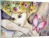 Bilder auf glas - Frau modern - 120x80cm - Glasbilder - Produktbild-Vorschau 1