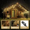 Meisterhome 400 LED Chaîne de lumière de pluie de glace - Voir les images du produit 8