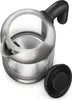 A top-down view of a glass electric kettle with its lid removed. Produktbild-Vorschau