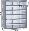 viaczásuvkový organizér vidaXL 18 zásuviek 38x16x47 cm Náhľad obrázku produktu 6