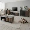 finori Monza 56A TV-Board, schwarz / Nachbildung Artisan Produktbild-Vorschau 4