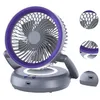 Oszillierender Tischventilator USB Akku, leiser Mini Produktbild-Vorschau 1