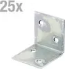Alberts 332686 Grandangolo, zincato sendzimir, 40 x 40 x 40 Anteprima dell’immagine prodotto 2