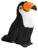 Mascotte en peluche Huggable Bird Toucan Noir Et Blanc 30Cm Voir les images du produit 2