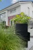 VIVANNO Pflanzkübel Fiberglas BLOCK Säule, Anthrazit matt - Produktbild-Vorschau 4