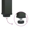 vidaXL Szafka pod telewizor czarna 105x35x50 cm szkło i Podgląd zdjęcia produktu 11