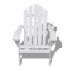 vidaXL Chaise de jardin en bois blanc Voir les images du produit 7