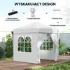 Outsunny Skládací pavilon 2 x 2 m Pavilon se 4 bočními Náhled obrázku produktu 12