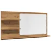 Armoire à miroir de salle de bain chêne artisanal 90x11x45 Voir les images du produit 1