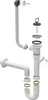 An exploded view of a sink drain assembly with various components laid out. Anteprima dell’immagine prodotto