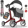 ELONEO Carbon Rollator faltbar und leicht mit Sitz, Produktbild-Vorschau 1