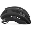 A black bicycle helmet is shown from the side against a white background. Produktbild-Vorschau