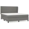 Boxspringbett mit Matratze Dunkelgrau 160x200 cm Stoff Produktbild-Vorschau 1