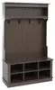 Garderobe MCW-P26, Flurgarderobe Holzgarderobe Sitzbank, 4 Produktbild-Vorschau 8