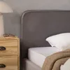 Polsterbett LAVORO Einzelbett 90x200, grau - Bett mit Produktbild-Vorschau 3