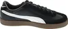 A side view of a black Puma Club II Era sneaker. Voir les images du produit