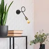 Opviq, Wandlampe aus Metall, Schwarz und Antik, 12 x 31 cm, Produktbild-Vorschau 1