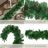 tectake® Weihnachtsgirlande naturgetreu, 270 cm mit Produktbild-Vorschau 4