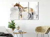 Italienischer Leinwand Leinwandbild - Fiery Steed (3 Parts) Produktbild-Vorschau 2