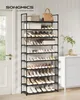 Schuhregal,10 Ebenen, Schuhablage, Schuhaufbewahrung, Produktbild-Vorschau 2