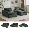 Sofa Cordsofa 2-Sitzer mit Bettfunktion, modernes Produktbild-Vorschau 6