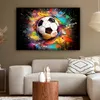 Leinwand Bilder 120x80 cm - Graffiti Fußball, moderne Produktbild-Vorschau 5