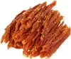 A pile of dried duck strips for dogs. Produktbild-Vorschau