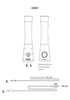 Diagram showing two lamps and connection cables. Anteprima dell’immagine prodotto