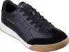 A black SKECHERS sneaker with a white sole and brown outsole. Produktbild-Vorschau