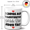 TassenKing Tasse - Scheiss auf Valentinstag. Ich liebe dich Produktbild-Vorschau 2